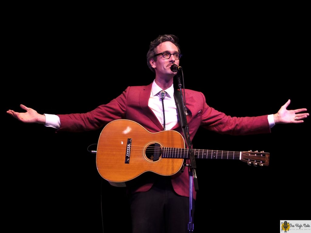 David Myles performs at the 57th annual Philadelphia Folk Festival.