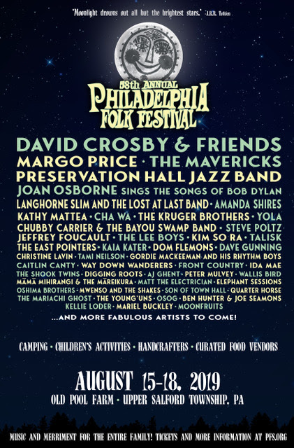Philly Folk Fest Lineup