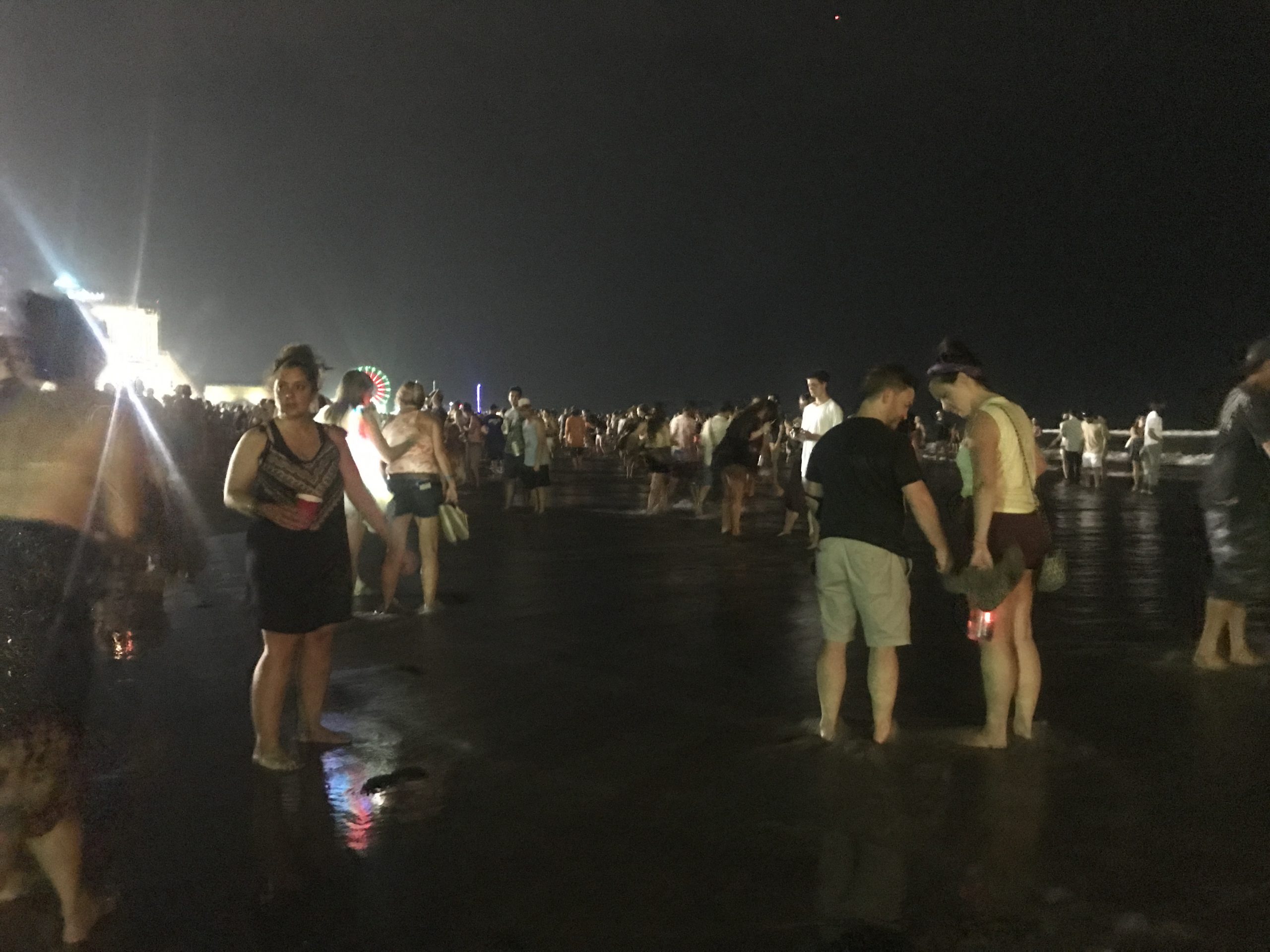 Phishheads cool off in the Atlantic Ocean during the set break Saturday, Aug. 14, 2021 in Atlantic City, New Jersey (Shaun R. Smith/The High Note).