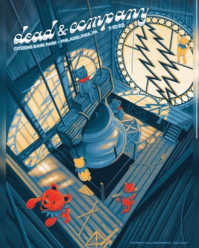 Dead and Company Philly poster