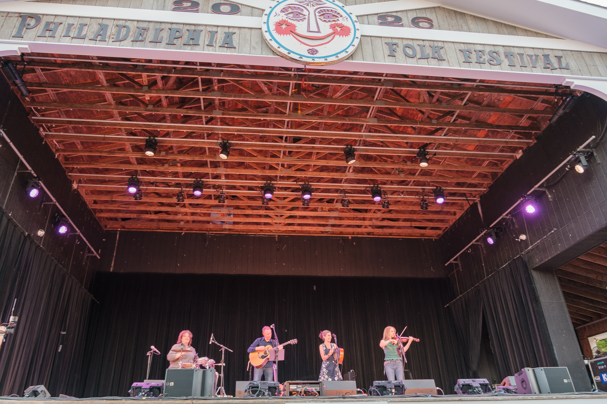 RUNA performs at the 63rd annual Philadelphia Folk Festival Saturday, Aug. 15, 2026 (Shaun R. Smith/ The High Note).