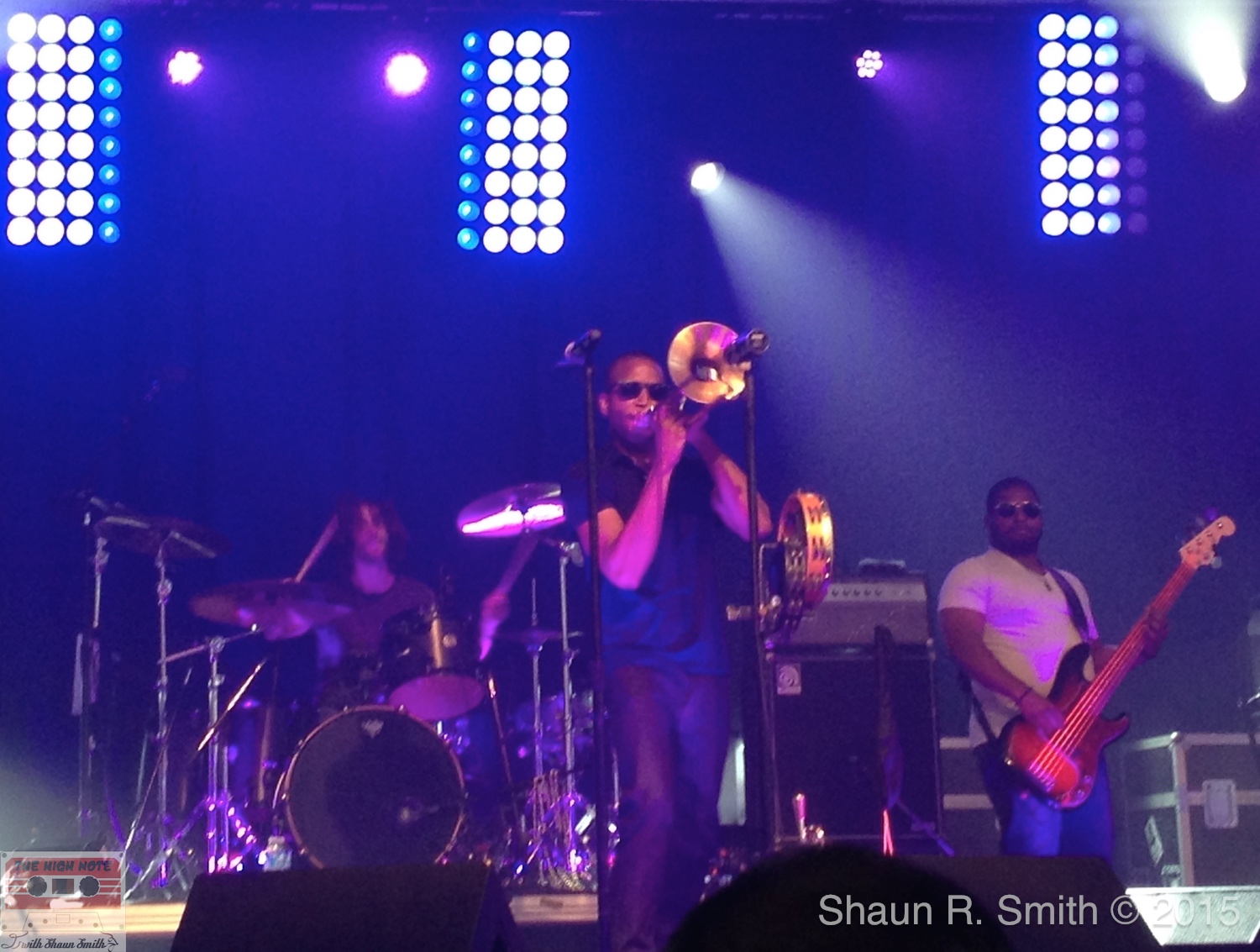 Trombone-Shorty 7-20-15, Ocean City, NJ. Shaun R. Smith. The High Note Blog