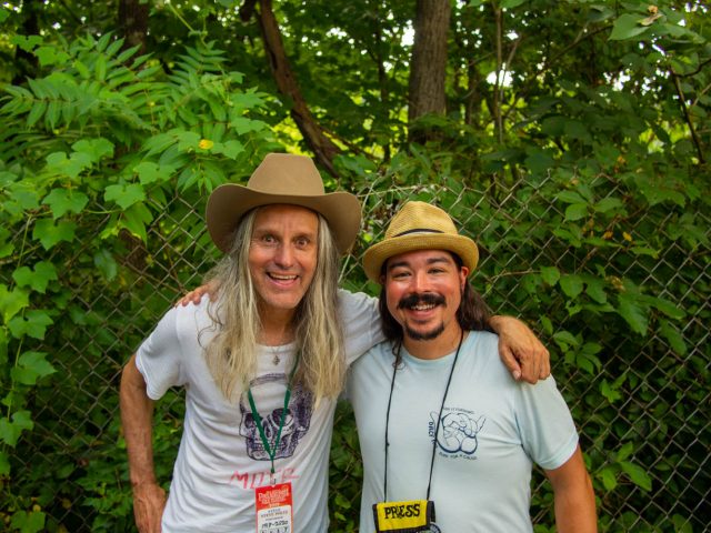 Steve Poltz and Shaun Smith at the 58th annual Philadelphia Folk Festival Saturday, Aug. 17, 2019.
