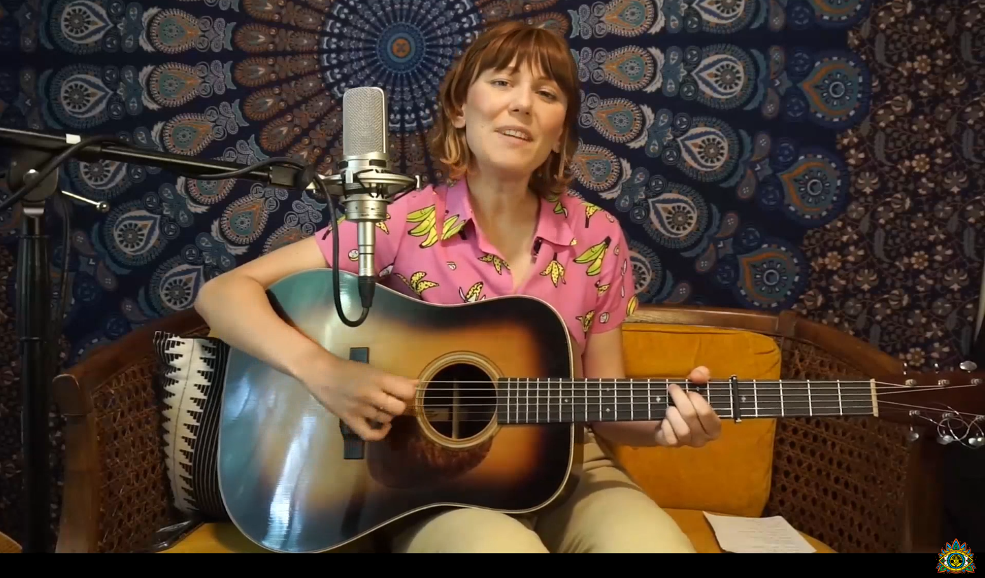 Molly Tuttle performs during the 59th annual Philadelphia Folk Festival.