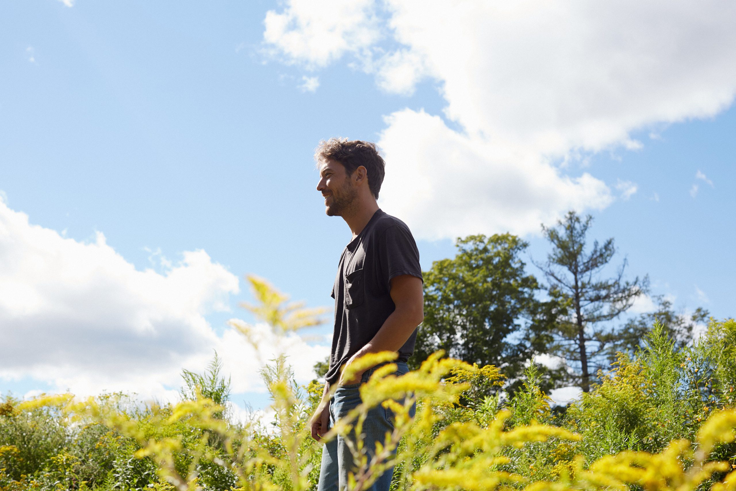Robin Pecknold, frontman and songwriter for Fleet Foxes, photo by Emily Johnston