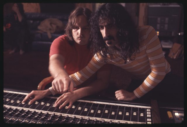 Kerry McNabb and Frank Zappa in ZAPPA, a Magnolia Pictures release. Photo credit: Yoram Kahana. Photo courtesy of Magnolia Pictures.