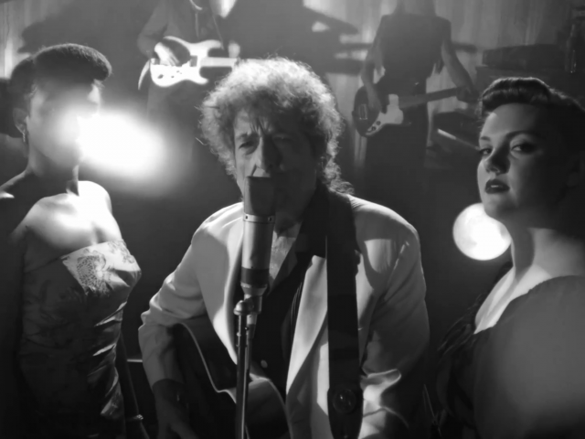 Bob Dylan perform during 'Shadow Kingdom' - screenshot by Shaun Smith for The High Note review.