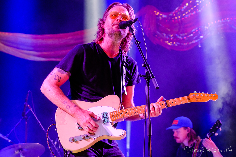 MC Taylor of HIss Golden Messenger performs Sunday, Aug. 21, 2022 on the Martin Guitar Main Stage at the 60th annual Philadelphia Folk Festival (Shaun R. Smith/ The High Note).