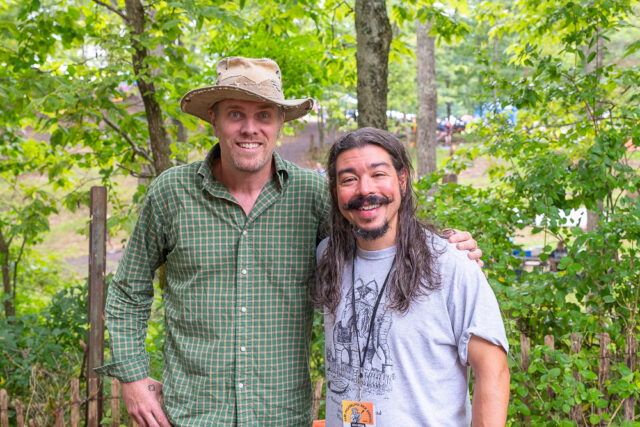 Dave Gunning and Shaun Smith at the 61st annual Philadelphia Folk Festival.