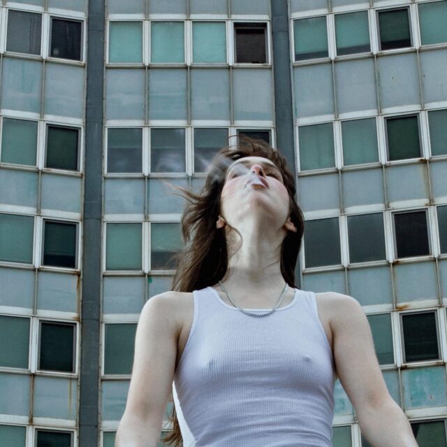 Marie Davison in front of 101 Ocean in Atlantic City, New Jersey