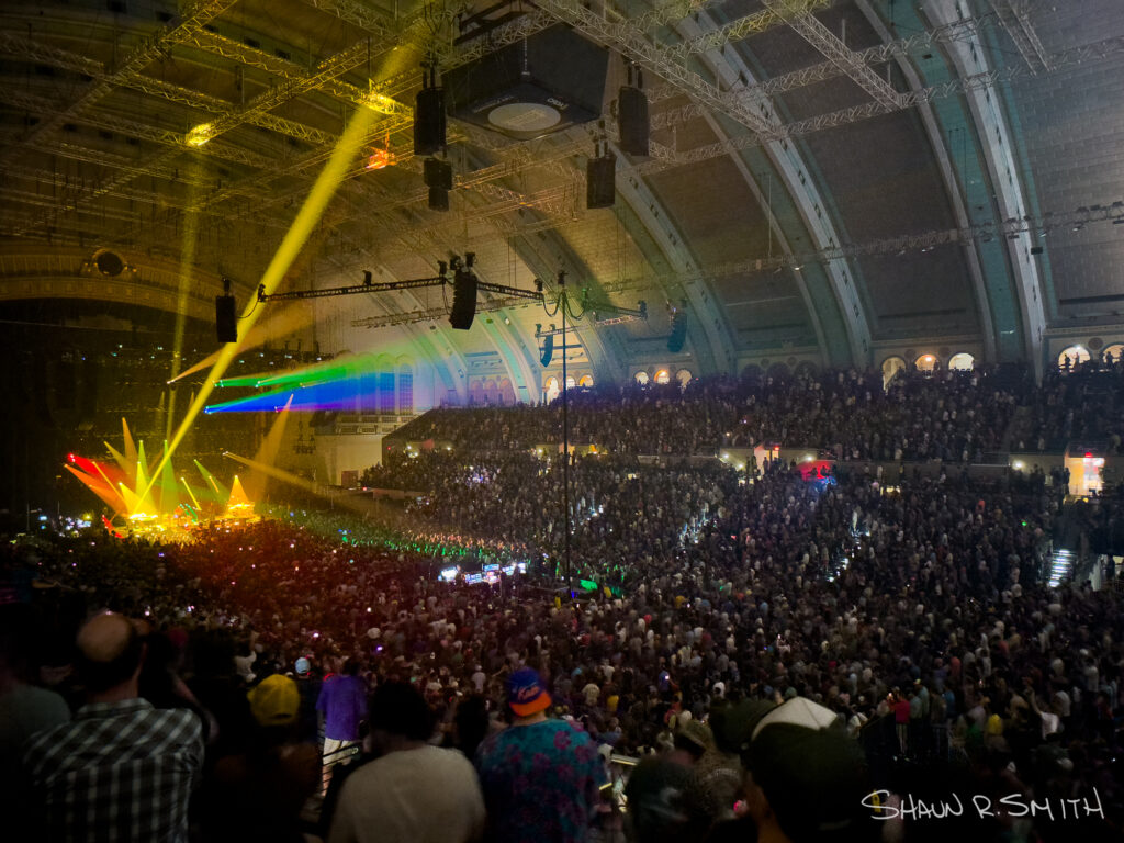 Phish performing Oct. 4, 2026 at Boardwalk Hall in Atlantic City, NJ (Shaun R. Smith/ The High Note).